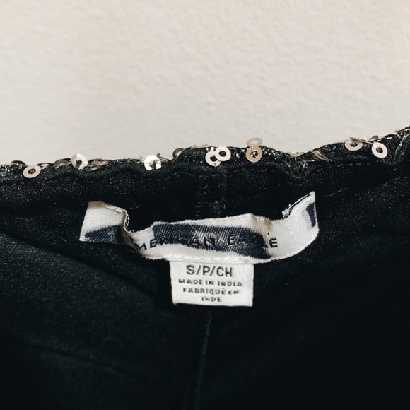 NWOT American Eagle Cowl Neck Sequin Mini Dress - Picture 5 of 9